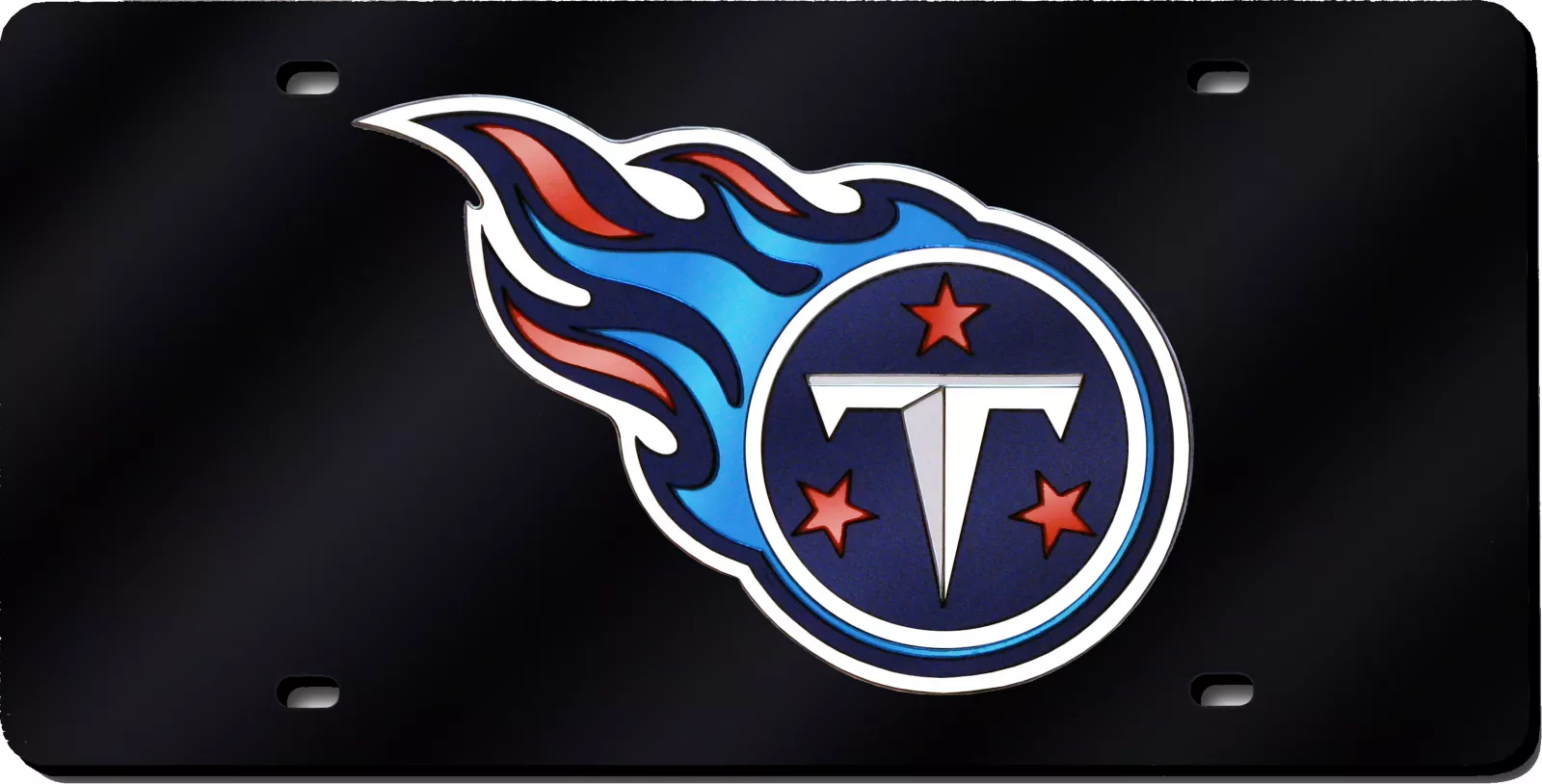 Rico Tennessee Titans Black Laser Tag License Plate 1 Rico Tennessee Titans Black Laser Tag License Plate