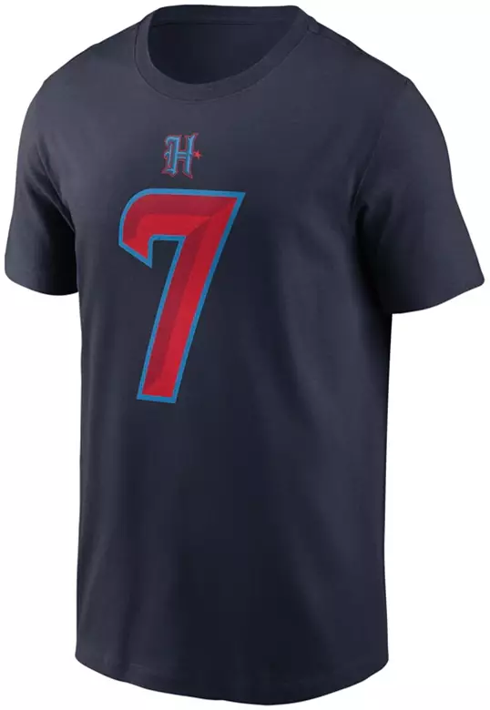 Nike Men's Houston Texans C.J. Stroud #7 2nd Alternate Navy T-Shirt 3 Nike Men's Houston Texans C.J. Stroud #7 2nd Alternate Navy T-Shirt