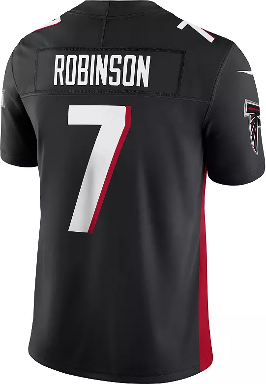 Nike Men's Atlanta Falcons Bijan Robinson #7 Vapor Black Limited Jersey 2 Nike Men's Atlanta Falcons Bijan Robinson #7 Vapor Black Limited Jersey