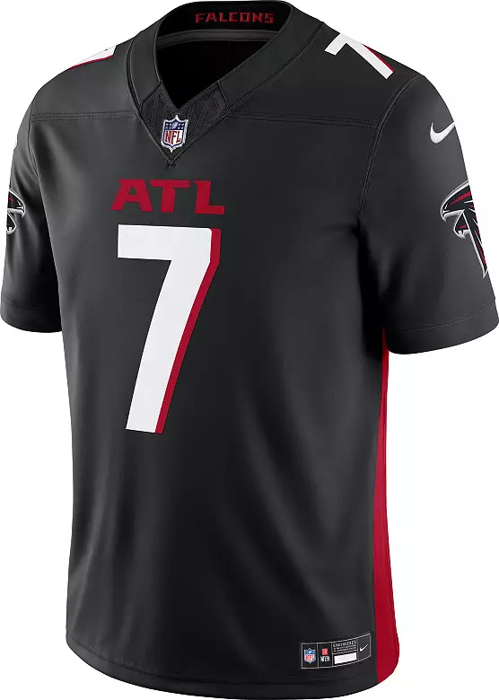 Nike Men's Atlanta Falcons Bijan Robinson #7 Vapor Black Limited Jersey 3 Nike Men's Atlanta Falcons Bijan Robinson #7 Vapor Black Limited Jersey