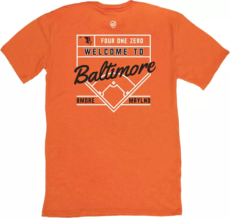 Where I'm From Adult Baltimore Script 410 T-Shirt