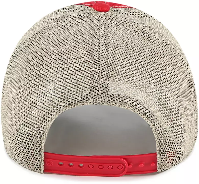 '47 Adult Utah Utes Red Trawler Clean Up Adjustable Hat