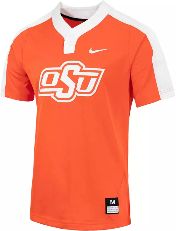 Nike Oklahoma State Cowgirls Orange Two Button Replica Softball Jersey