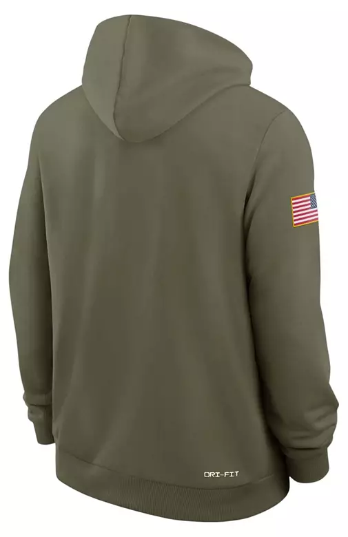Nike Men's Kentucky Wildcats Medium Olive 2025 Military Appreciation Pullover Hoodie
