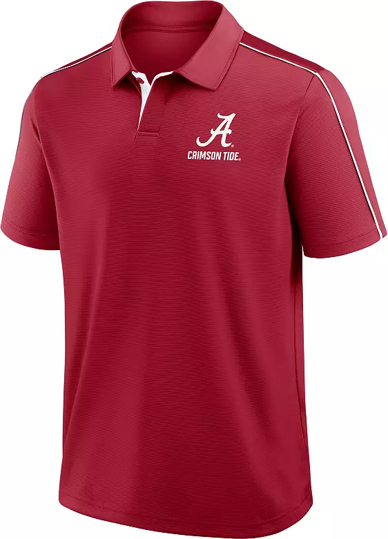 Logo Athletic Men's Alabama Crimson Tide Cardinal Promo Polo