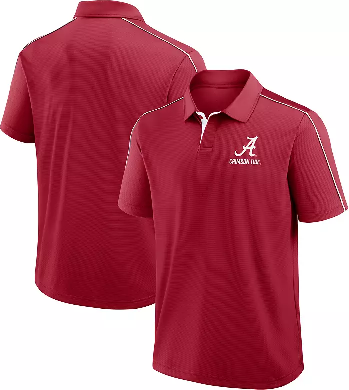 Logo Athletic Men's Alabama Crimson Tide Cardinal Promo Polo