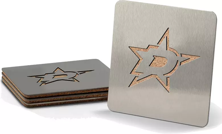 YouTheFan Dallas Stars Coaster Set