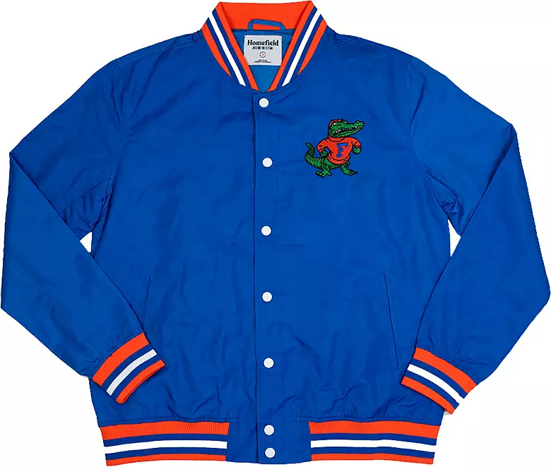 Homefield Men's Florida Gators Blue Bomber Jacket 2 Homefield Men's Florida Gators Blue Bomber Jacket