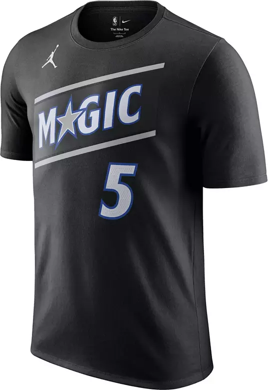 Jordan Adult Orlando Magic Paolo Banchero #5 Black Statement T-Shirt