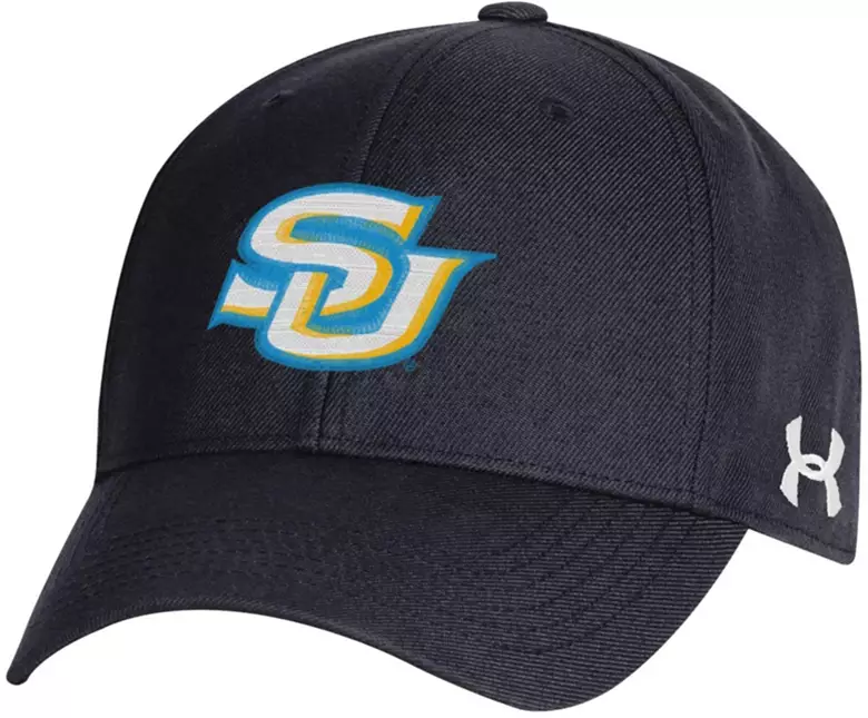 Under Armour Adult Southern University Jaguars Black Structured OTS Adjustable Hat