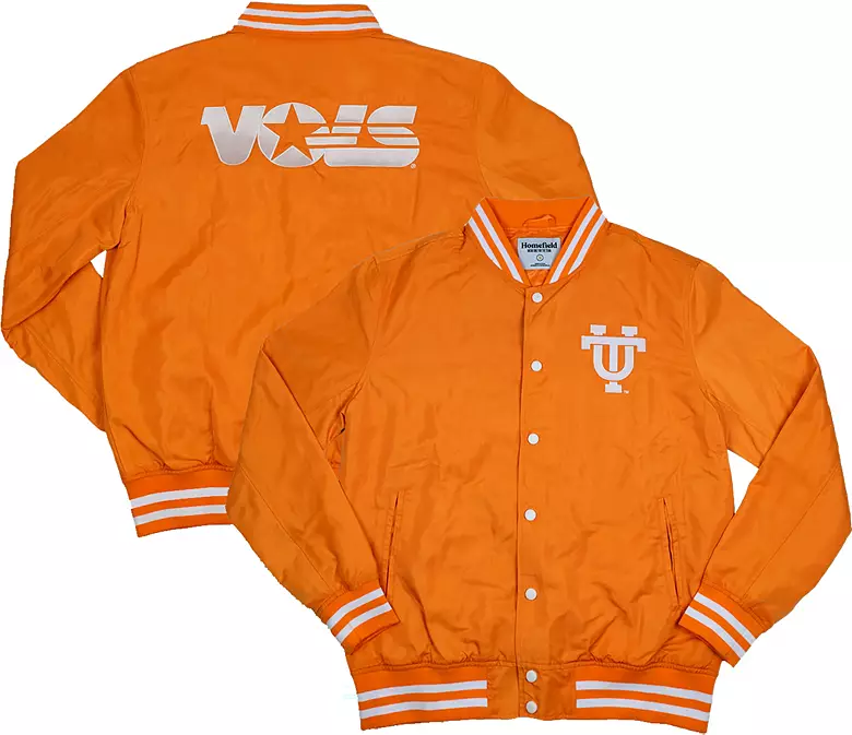 Homefield Men's Tennessee Volunteers Tennessee Orange Bomber Jacket