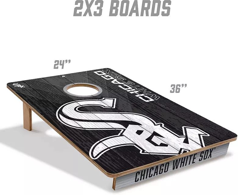 YouTheFan Chicago White Sox 2' x 3' Cornhole Boards 3 YouTheFan Chicago White Sox 2' x 3' Cornhole Boards