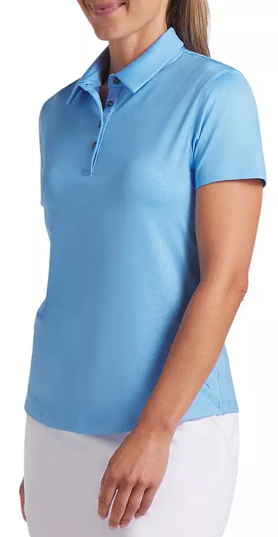 PUMA Women's MATTR Animal Deboss Golf Polo