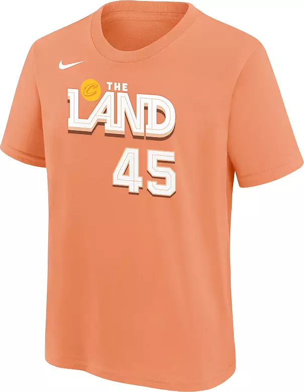 Nike Youth 2025-26 City Edition Cleveland Cavaliers Donovan Mitchell #45 T-Shirt