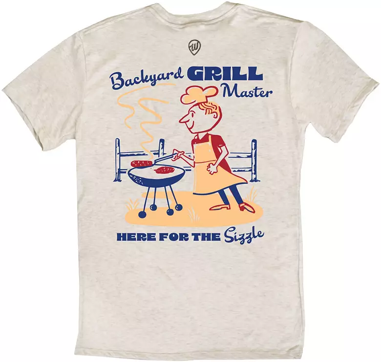 Where I'm From Men's Backyard Grill Master Short Sleeve T-Shirt 1 Where I'm From Men's Backyard Grill Master Short Sleeve T-Shirt
