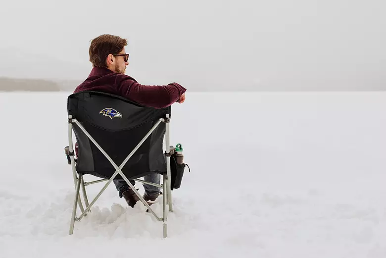 Picnic Time Baltimore Ravens XL Camp Chair