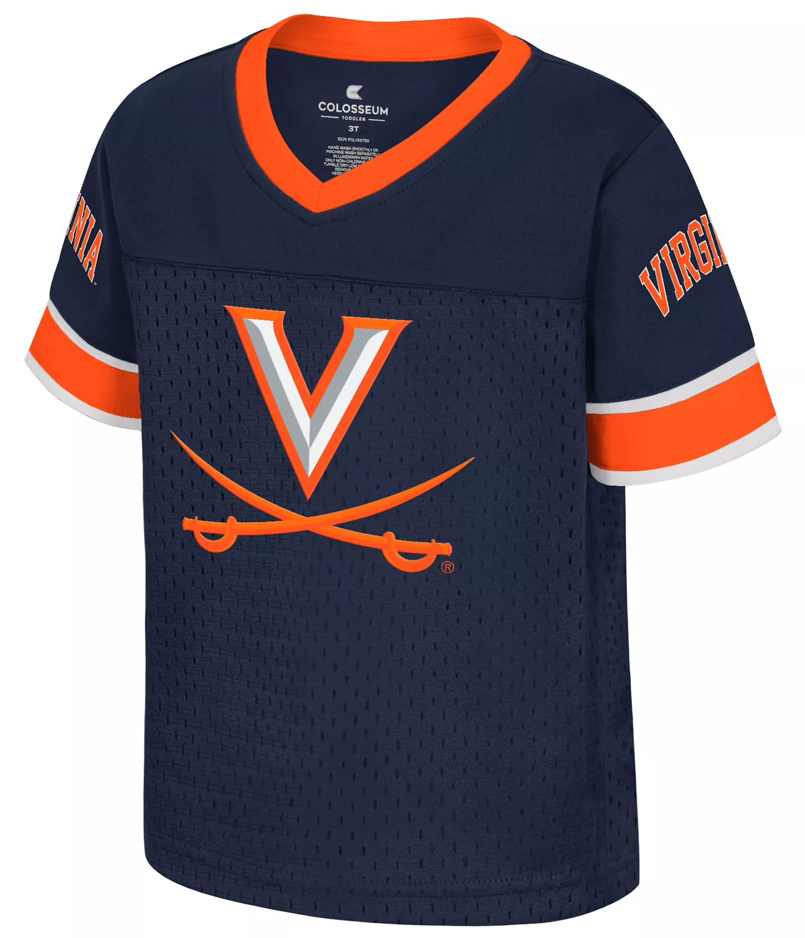 Colosseum Toddler Virginia Cavaliers Navy 2T Football Jersey 1 Colosseum Toddler Virginia Cavaliers Navy 2T Football Jersey