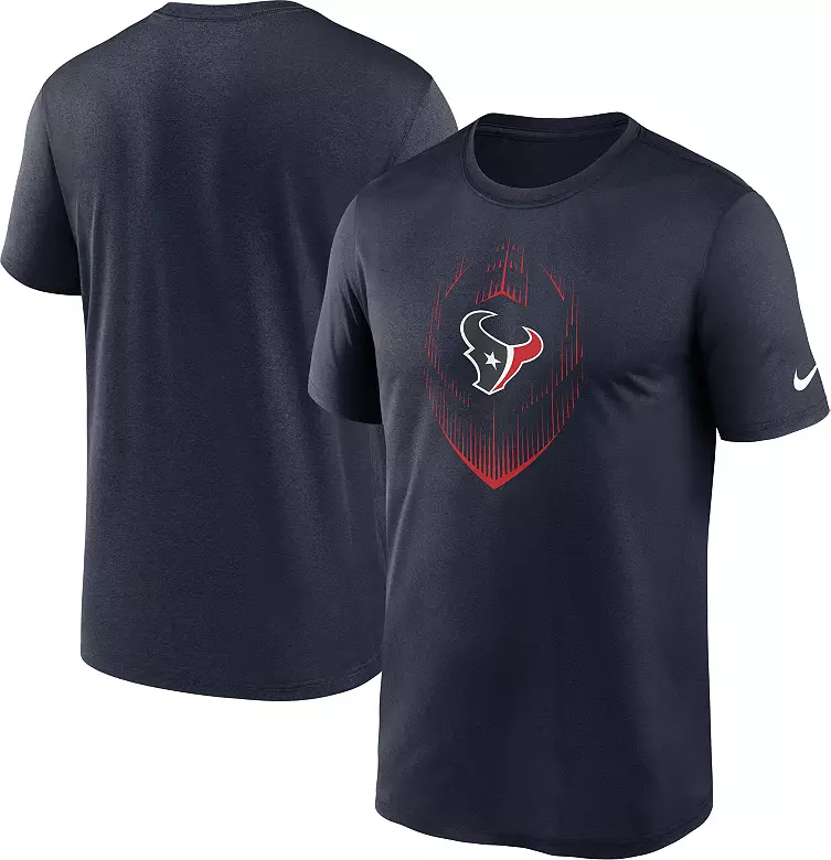 Nike Men's Houston Texans Legend Icon Marine T-Shirt