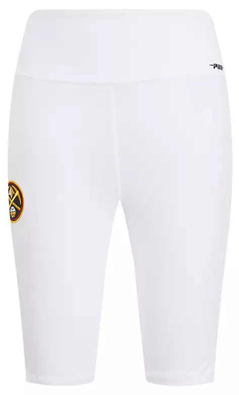 Pro Standard Women's Denver Nuggets White Classic Cotton Bike Shorts 1 Pro Standard Women's Denver Nuggets White Classic Cotton Bike Shorts