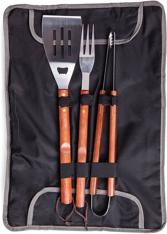 Picnic Time Texas Rangers 3-Piece BBQ Grill Set and Tote 2 Picnic Time Texas Rangers 3-Piece BBQ Grill Set and Tote