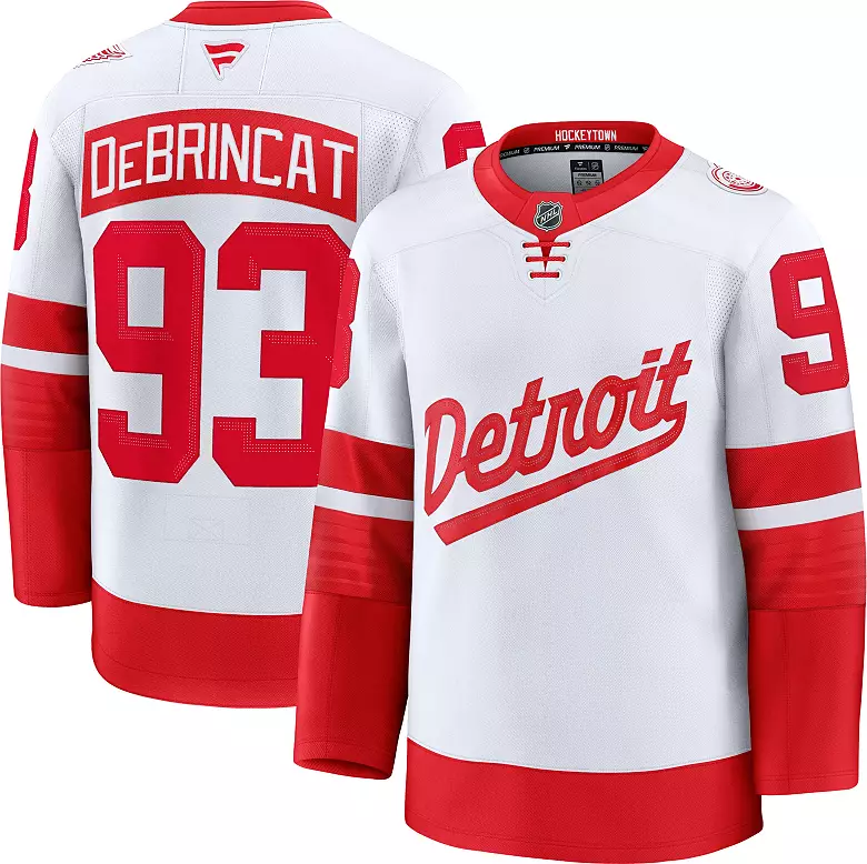 NHL Adult 2024-2025 Stadium Series Detroit Red Wings Alex DeBrincat #93 White Premium Authentic Jersey