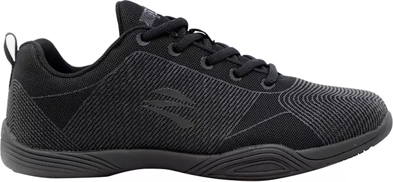 zephz Women's Thunder Black Cheerleading Shoes