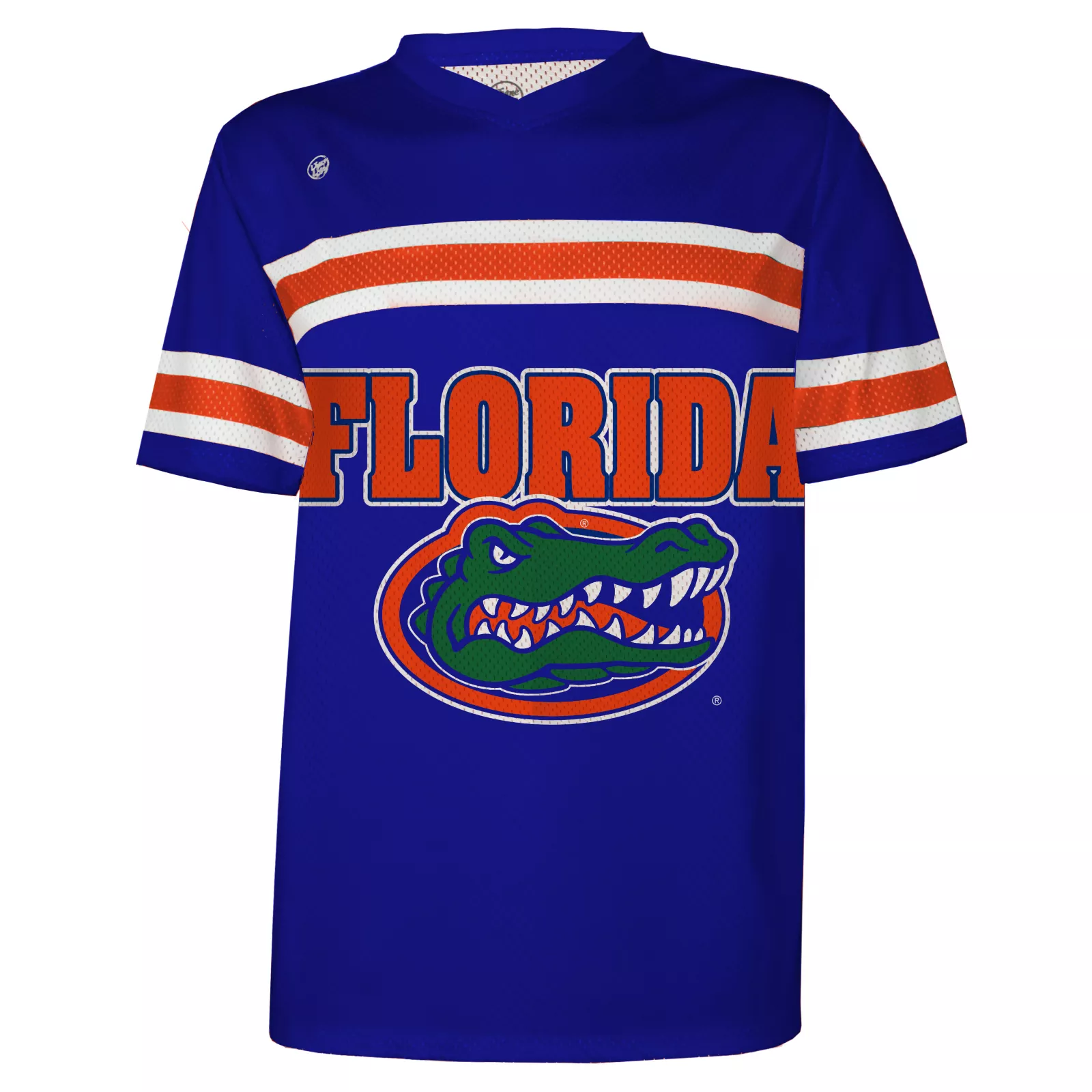 Dyme Lyfe Men's Florida Gators Royal V-Neck Open Hole Mesh Jersey