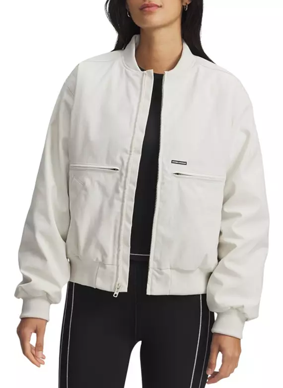 Under Armour Women's Expanse Fleece-Lined Bomber Jacket