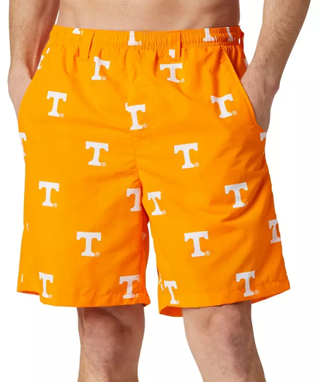Columbia Men's Tennessee Volunteers Solarize Backcast III Printed Performance Shorts