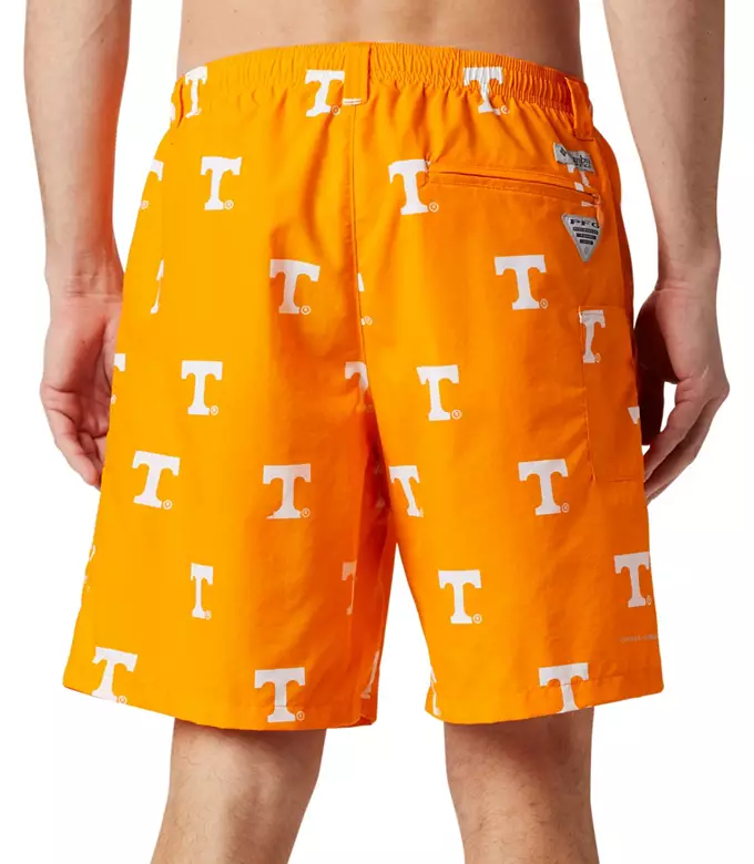 Columbia Men's Tennessee Volunteers Solarize Backcast III Printed Performance Shorts