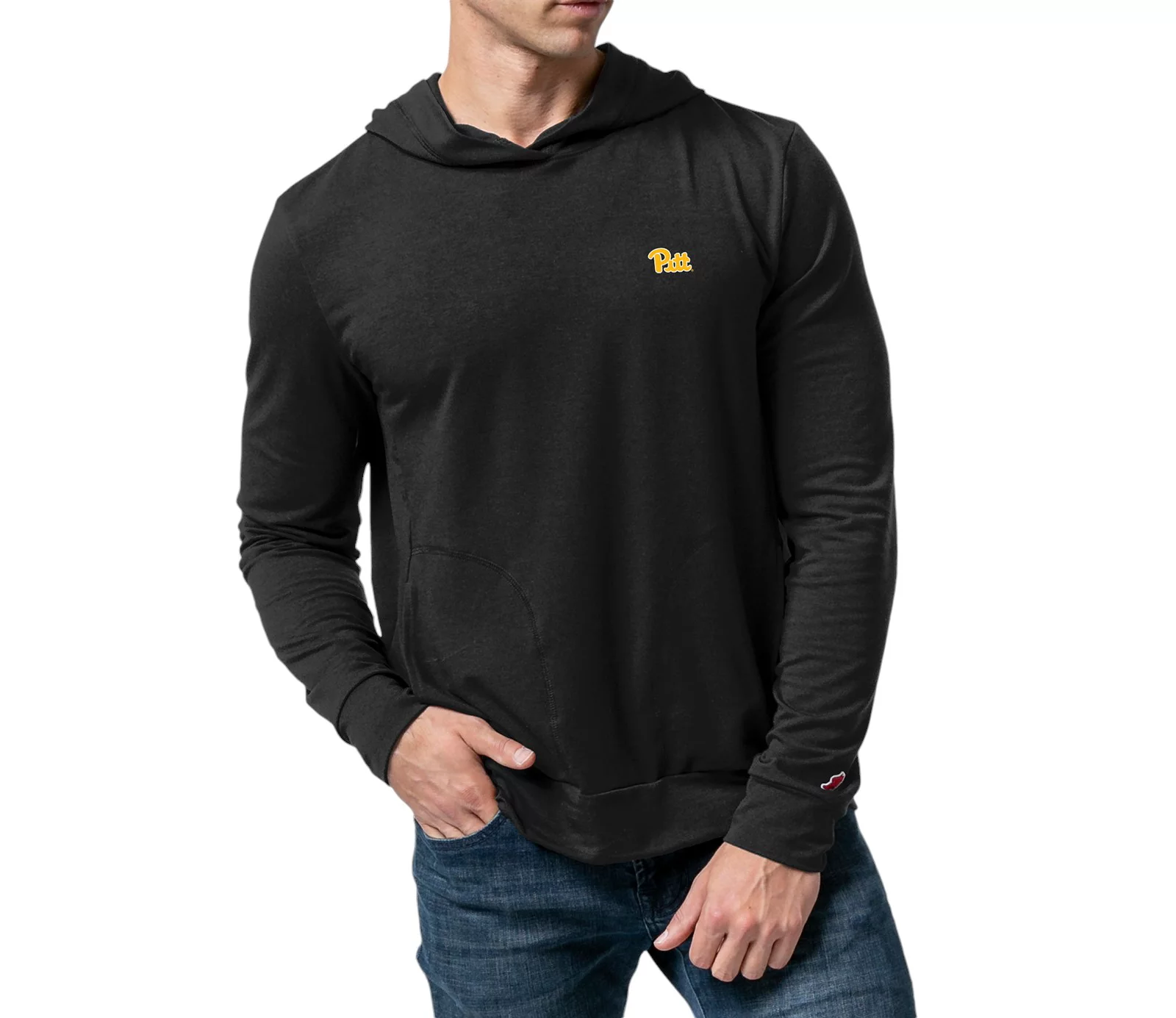 League-Legacy Men's Pitt Panthers Black All-Day Pullover Long Sleeve Shirt Hoodie 1 League-Legacy Men's Pitt Panthers Black All-Day Pullover Long Sleeve Shirt Hoodie