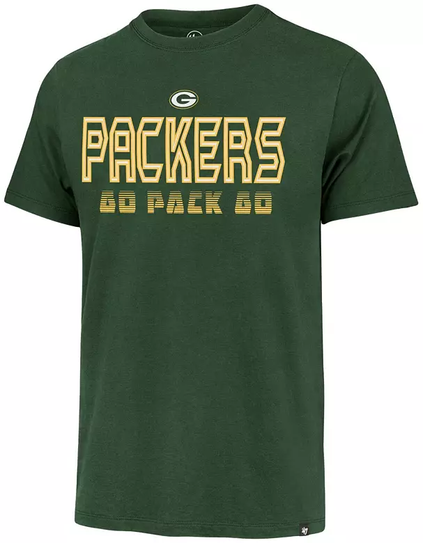 '47 Men's Green Bay Packers Green Byline Franklin T-Shirt