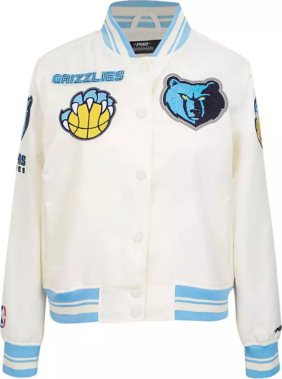 Pro Standard Women's Memphis Grizzlies Satin Jacket 1 Pro Standard Women's Memphis Grizzlies Satin Jacket