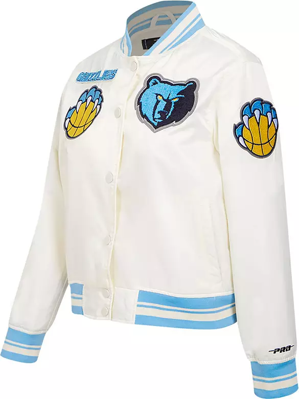Pro Standard Women's Memphis Grizzlies Satin Jacket 3 Pro Standard Women's Memphis Grizzlies Satin Jacket