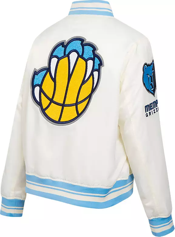 Pro Standard Women's Memphis Grizzlies Satin Jacket 4 Pro Standard Women's Memphis Grizzlies Satin Jacket