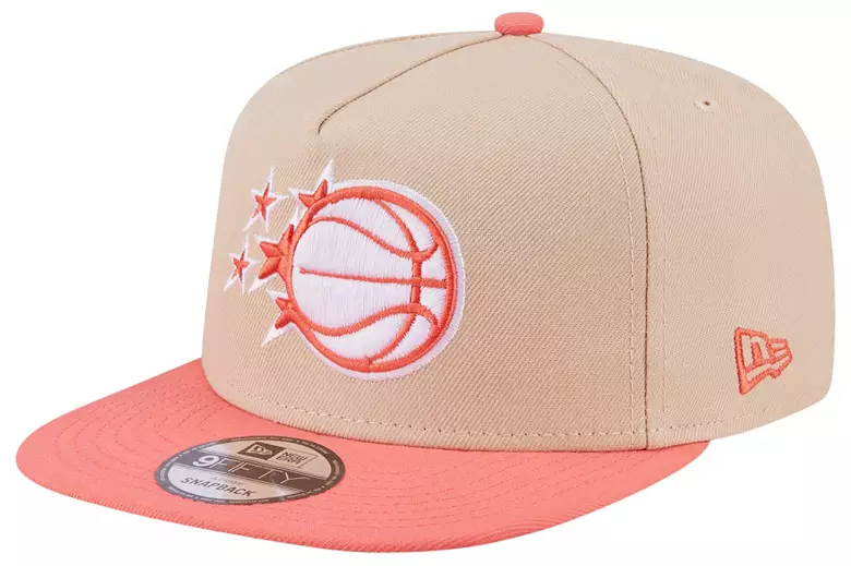 New Era Adult Orlando Magic Tan Two Tone 9Fifty A-Frame Adjustable Hat