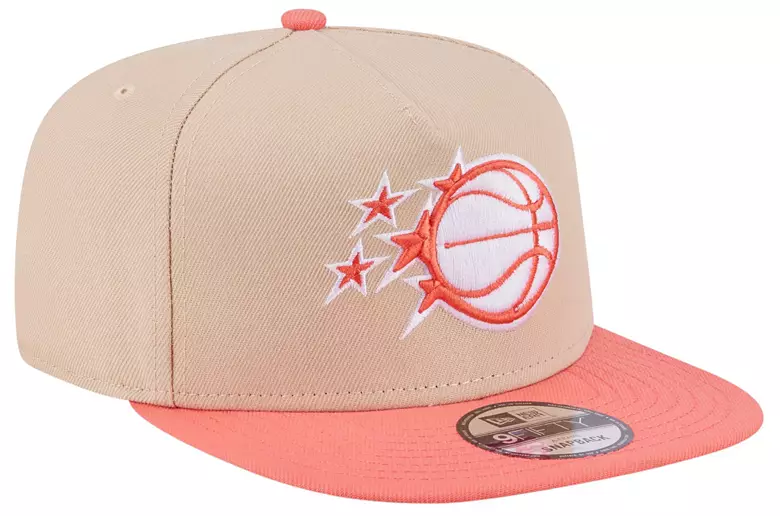 New Era Adult Orlando Magic Tan Two Tone 9Fifty A-Frame Adjustable Hat