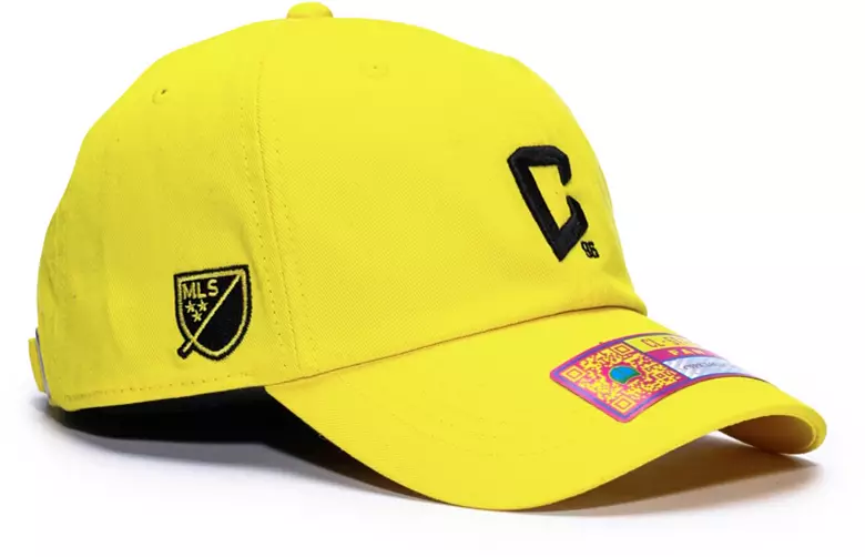 Fan Ink Men's Columbus Crew Yellow Bamboo Slouch Adjustable Hat