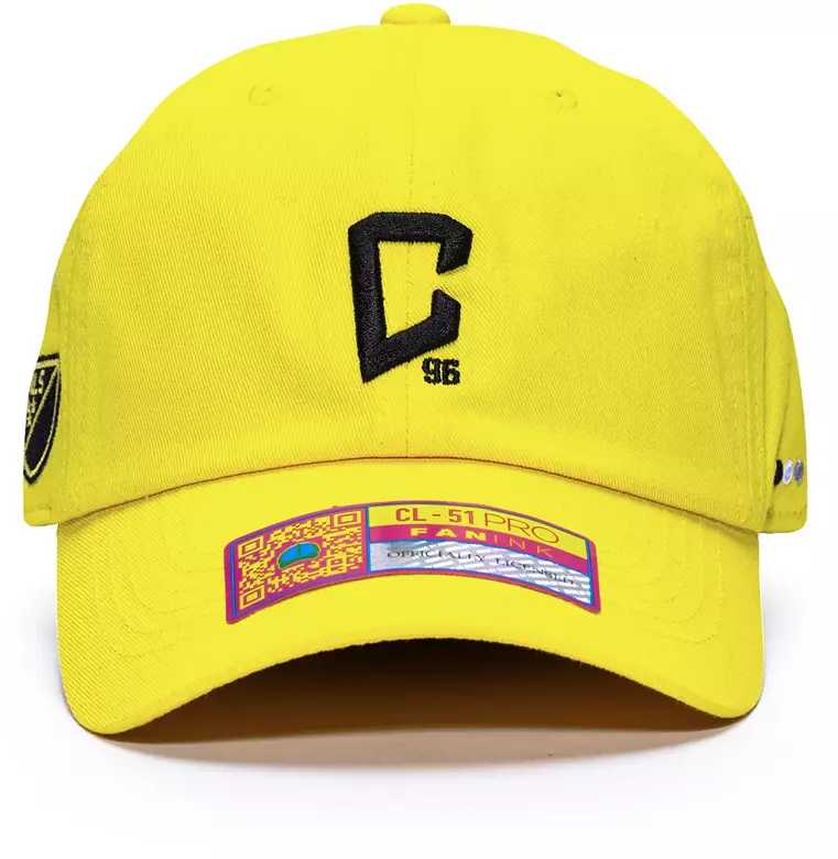 Fan Ink Men's Columbus Crew Yellow Bamboo Slouch Adjustable Hat