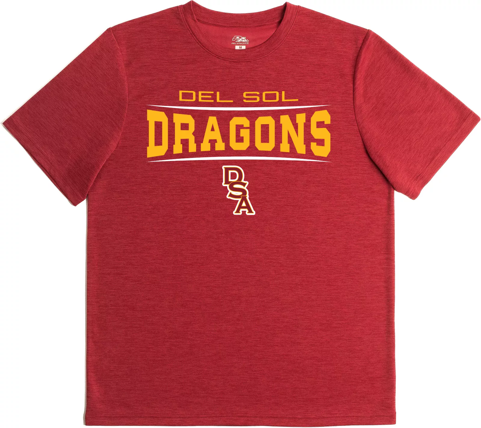 Pel Athletic Men's Del Sol Academy Red T-Shirt 1 Pel Athletic Men's Del Sol Academy Red T-Shirt