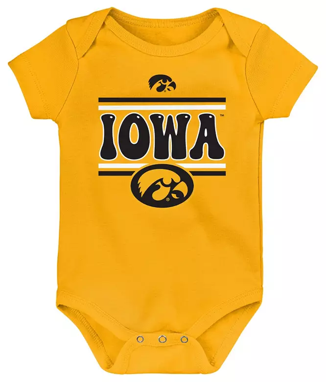 Gen2 Infant Iowa Hawkeyes Comics 3-Piece Creeper Set