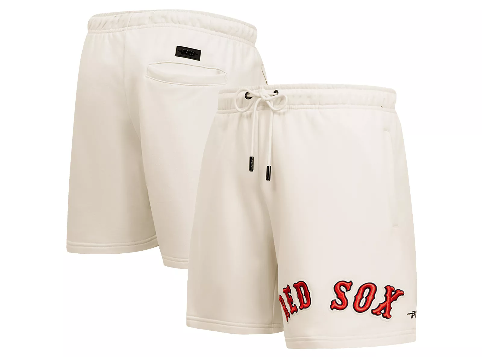 Pro Standard Men's Boston Red Sox Cream Retro Fleece Shorts 1 Pro Standard Men's Boston Red Sox Cream Retro Fleece Shorts