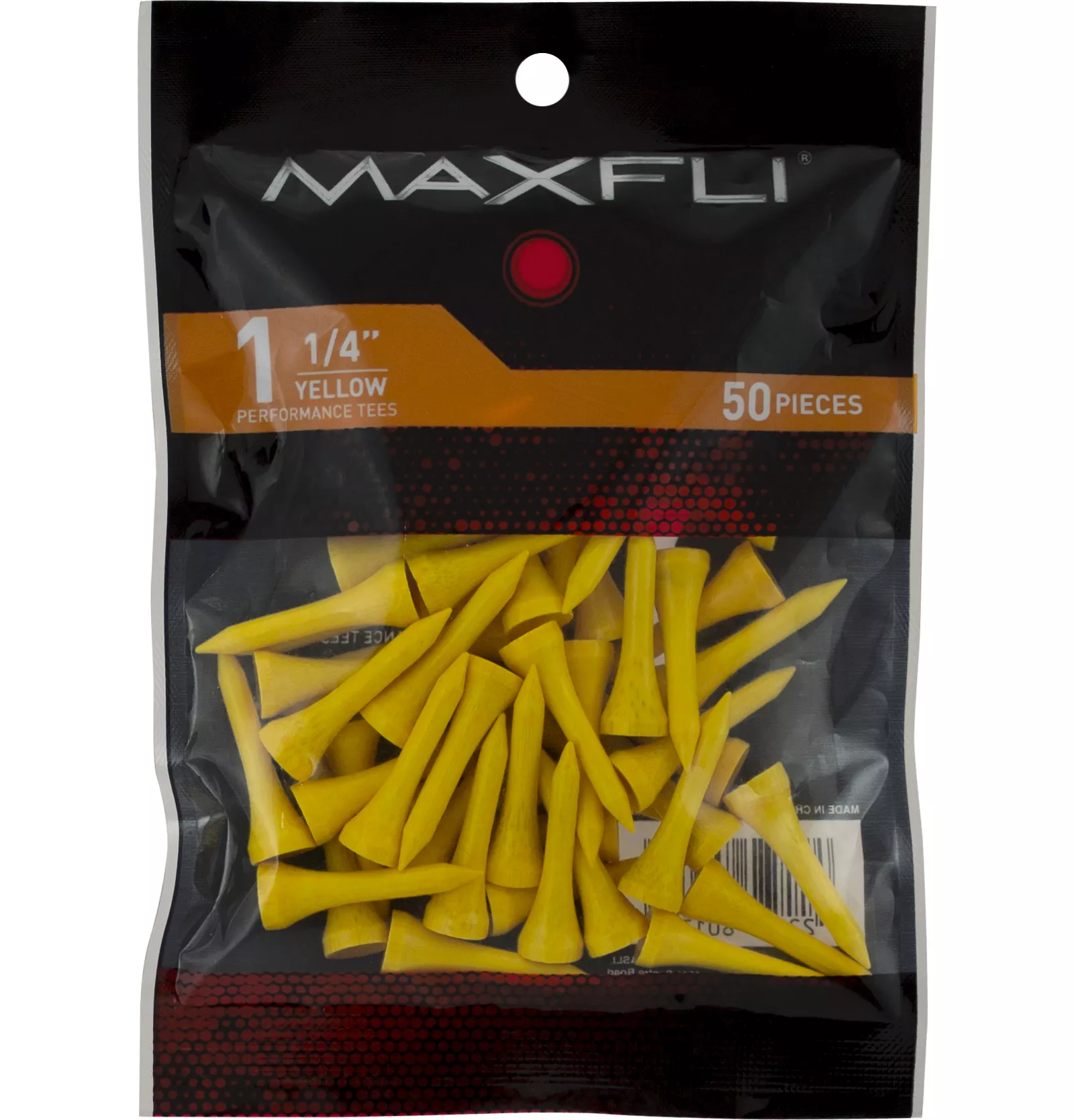 Maxfli 1.25'' Golf Tees – 50-Pack