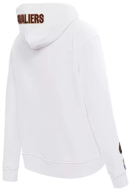 Pro Standard Women's Cleveland Cavaliers White Classic Fleece Pullover Hoodie