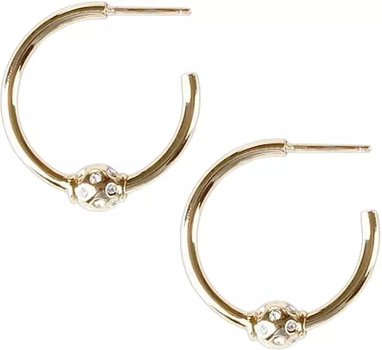 Chelsea Charles Birdie Hoop Earrings