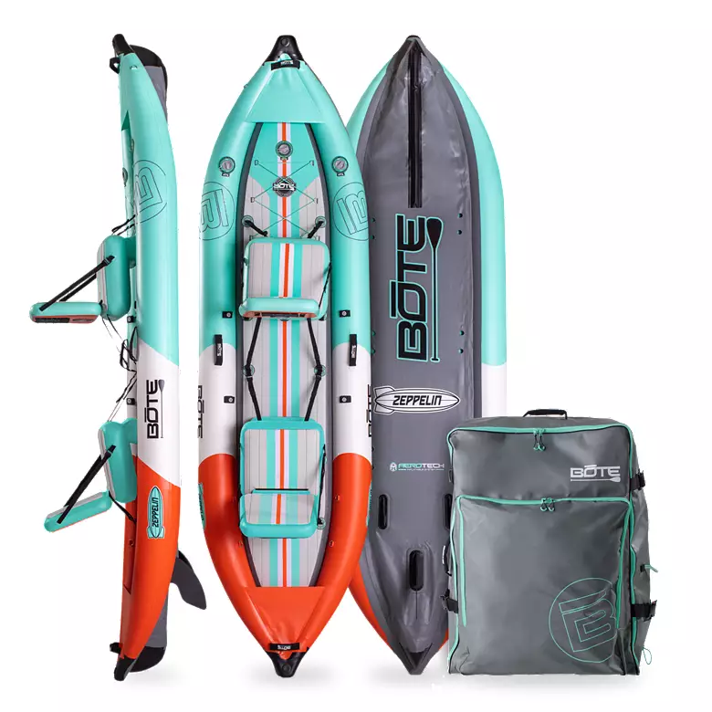 Bote Zeppelin Aero Inflatable Tandem Kayak Package 1 Bote Zeppelin Aero Inflatable Tandem Kayak Package