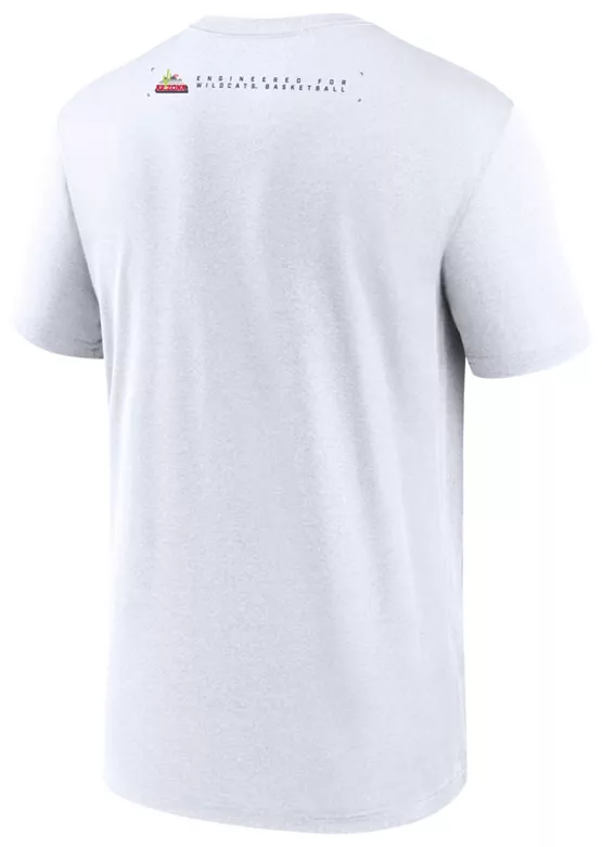 Nike Men's Arizona Wildcats White Legend Basketball T-Shirt 2 Nike Men's Arizona Wildcats White Legend Basketball T-Shirt