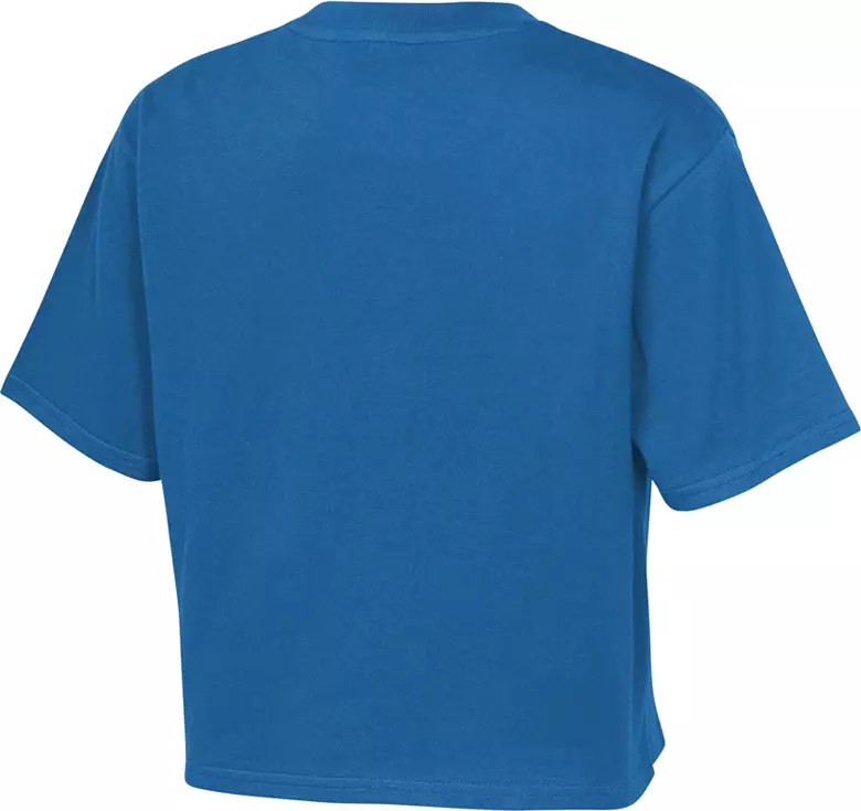 Mitchell & Ness Girls' Detroit Lions White Cropped Mesh Top 2 Mitchell & Ness Girls' Detroit Lions White Cropped Mesh Top
