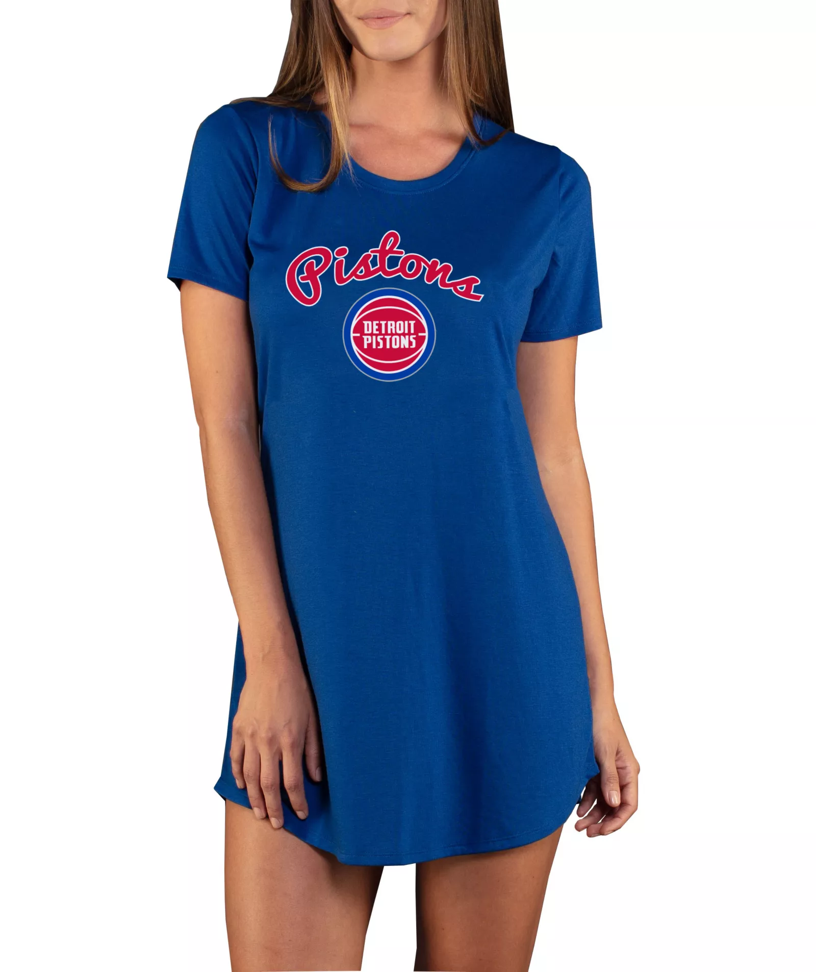 Concepts Sport Women's Detroit Pistons Marathon Blue Night T-Shirt 1 Concepts Sport Women's Detroit Pistons Marathon Blue Night T-Shirt