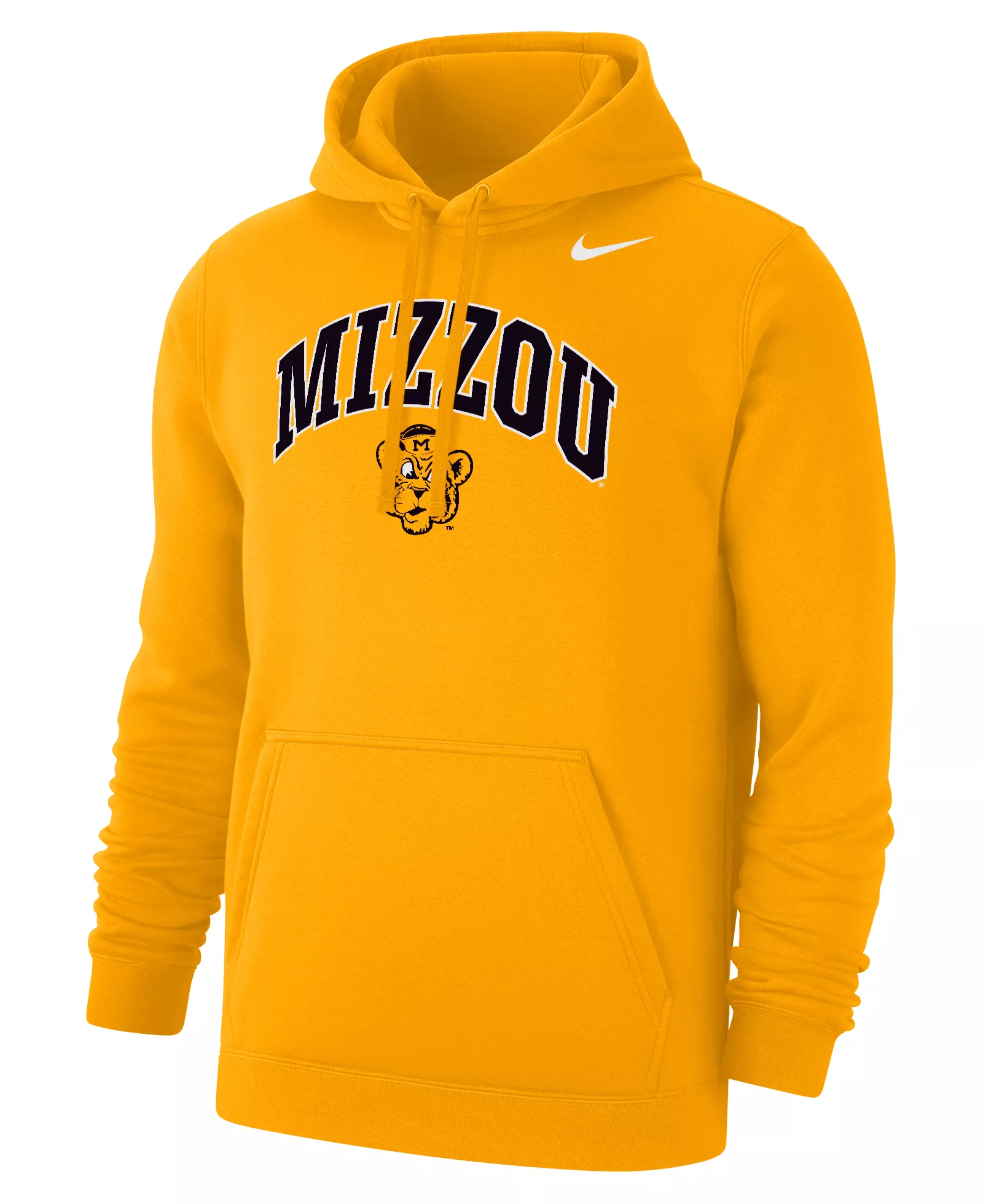 Nike Men's Missouri Tigers Yellow Arch Pullover Fleece Hoodie 1 Nike Men's Missouri Tigers Yellow Arch Pullover Fleece Hoodie